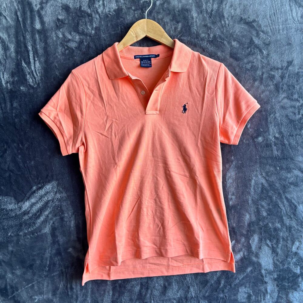 Ralph Lauren Sport Polo Size Large Color Peach Orange